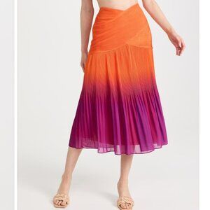 Amur Louise Pleated Ombre Skirt sz 4